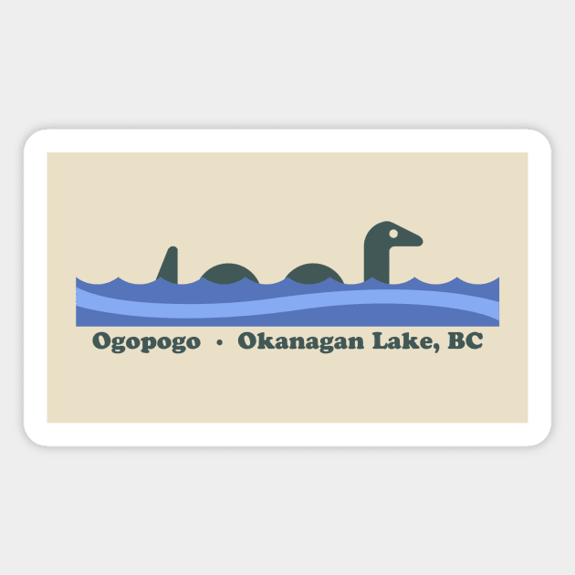 Ogopogo Magnet by GloopTrekker